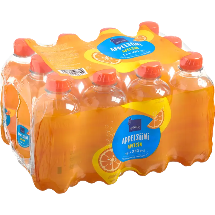 12 x Rainbow orange virvoitusjuoma 0,33l