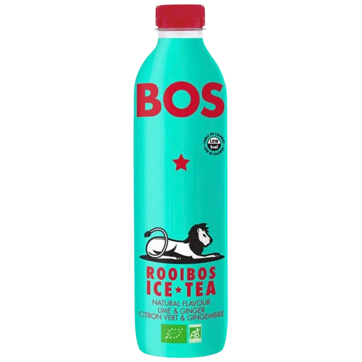 Bos brands orgaaninen rooibos jäätee lime-inkivääri 1L PET pullo X