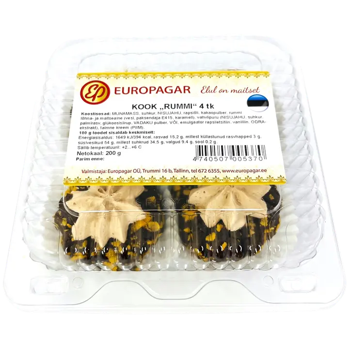 Europagar Kook Rummi 4 Tk Karbis 200 G