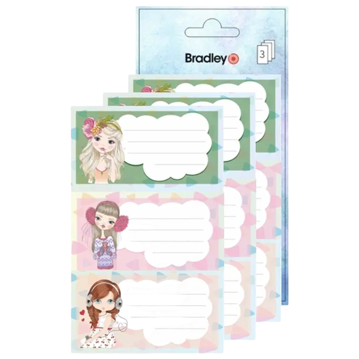 Bradley vihikuetikett 9tk girls