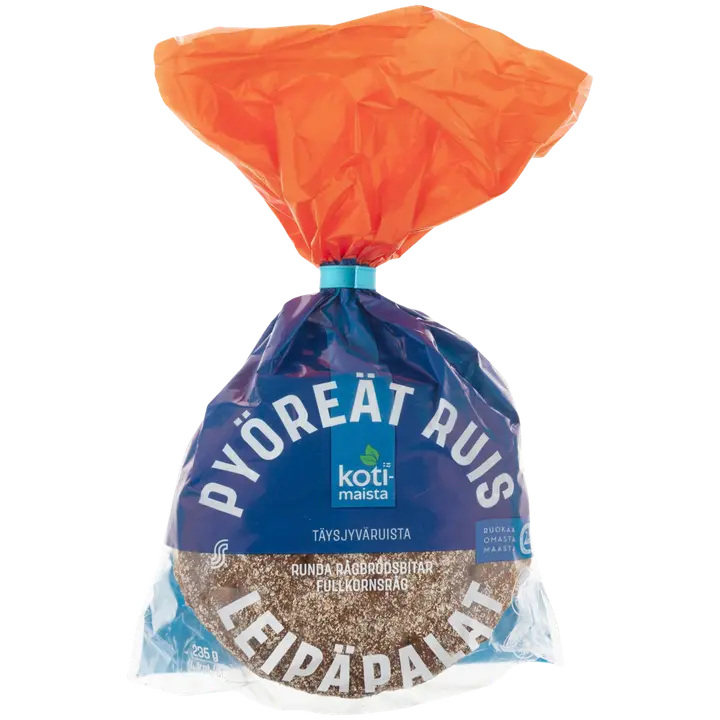 Kotimaista pyöreät ruisleipäpalat 4 kpl 235 g