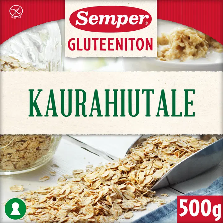 Semper Gluteeniton Kaurahiutale 500g