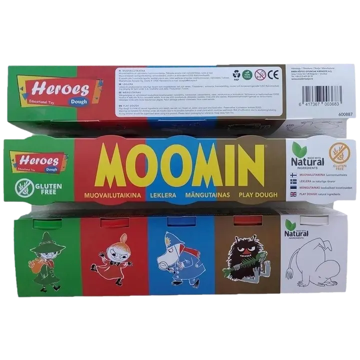 Muovailutaikina Muumi 5 perusväriä