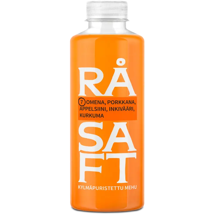 Råsaft Omena Porkkana Appelsiini Inkivääri Kurkuma 700 ml