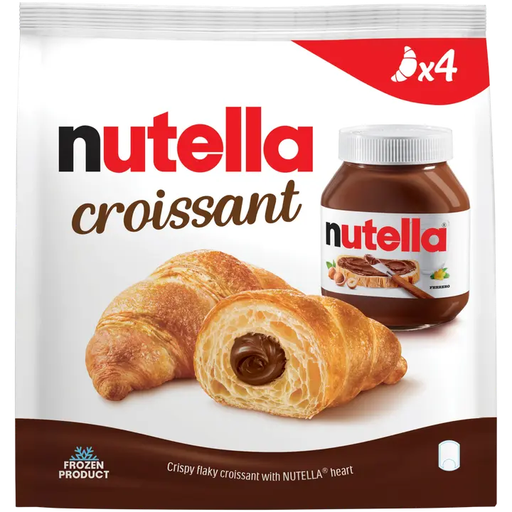 Nutella Croissant 340g, pakastettu ja paistovalmis.