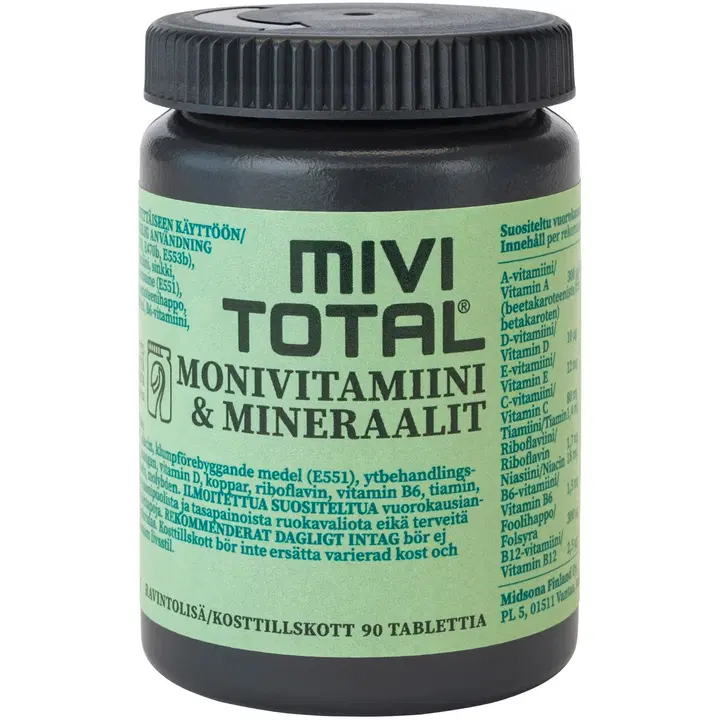 Mivitotal Monivitamiini&mineraalit 90tabl