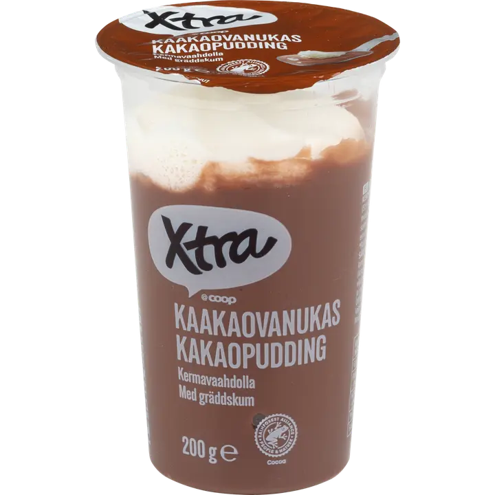 Xtra kaakaovanukas kermavaahdolla 200 g