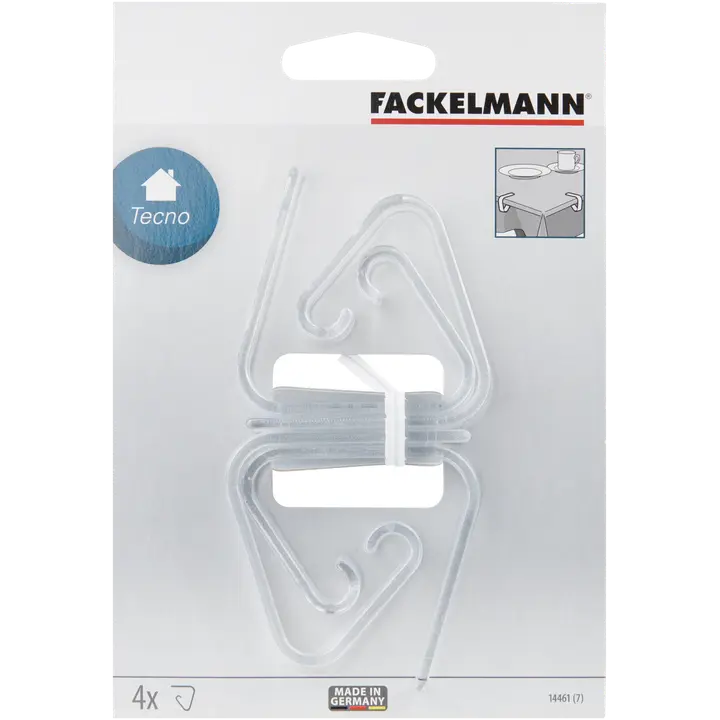 Fackelmann pöytäliinanpidike 4-pack, erilaisia