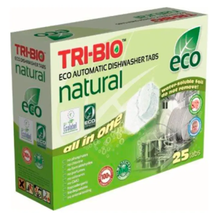 Tri-Bio nõudepesumasina tabletid 25tk