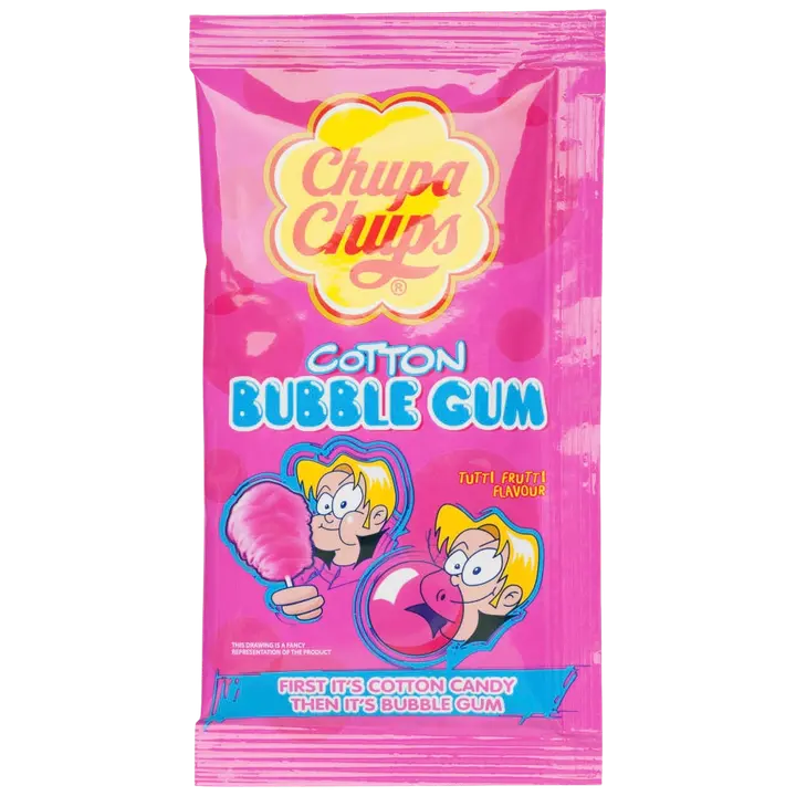 Chupa Chups Bubbly Tutti Frutti mullinäts-suhkruvatt 11g