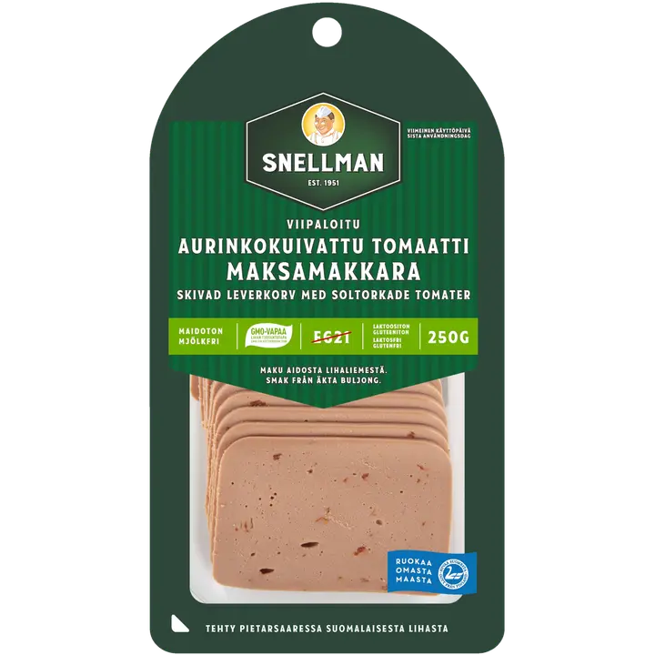 Snellman Viipaloitu aurinkokuivattu tomaatti maksamakkara 250g