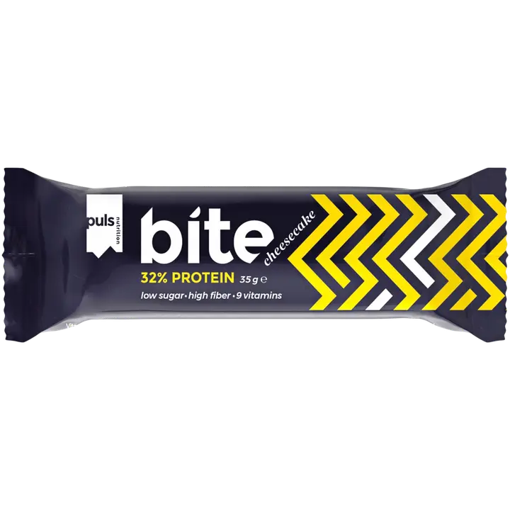 PULS Bite 35g juustokakku vahäsokerinen proteiinipatukka