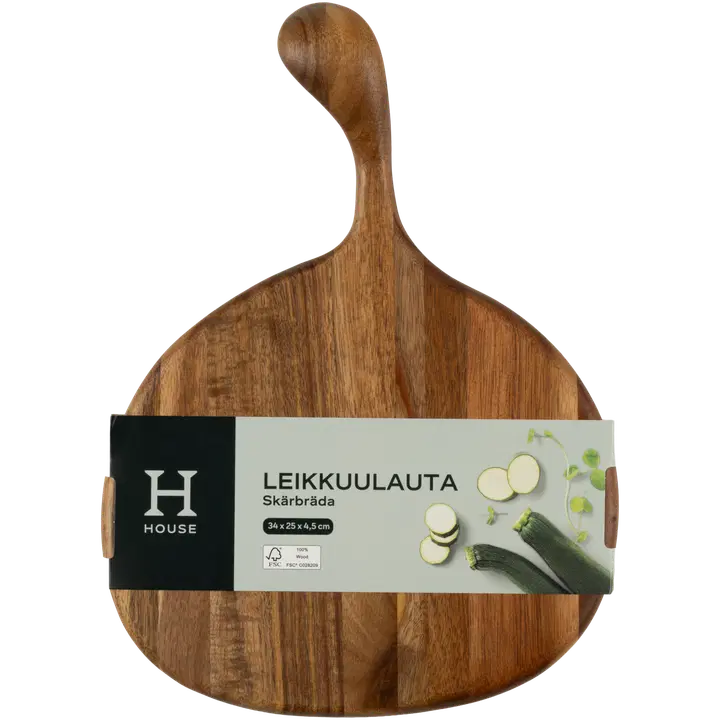 House leikkuulauta Ote 34x25x4,5 cm akaasia