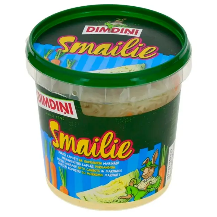 Dimdini marineeritud kapsas porgandiga SMAILIE, 650g