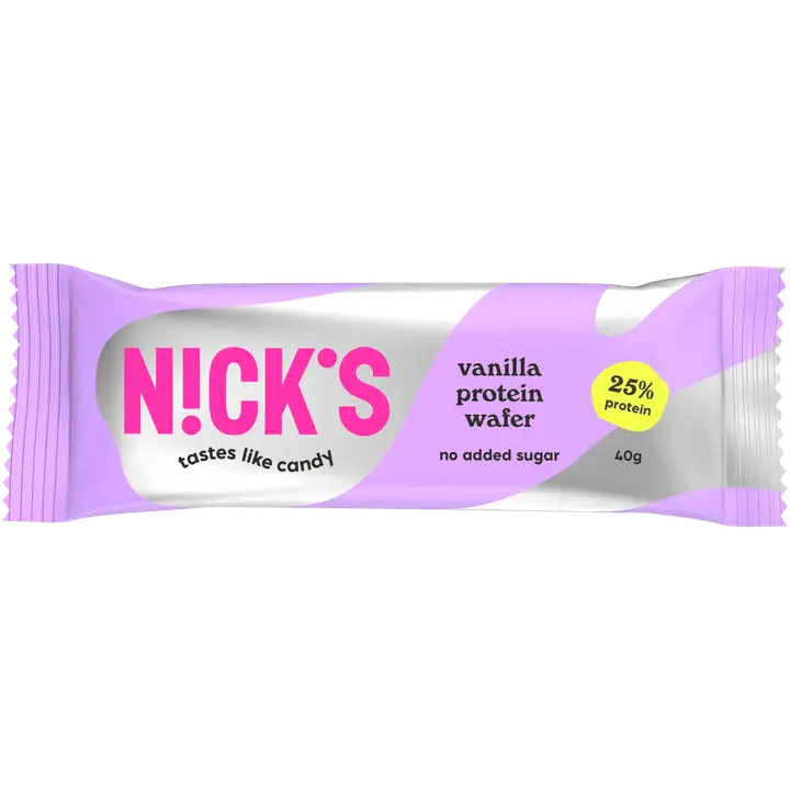 Nick’s Protein wafer vanilla gluteeniton proteiinivohvelipatukka 40g