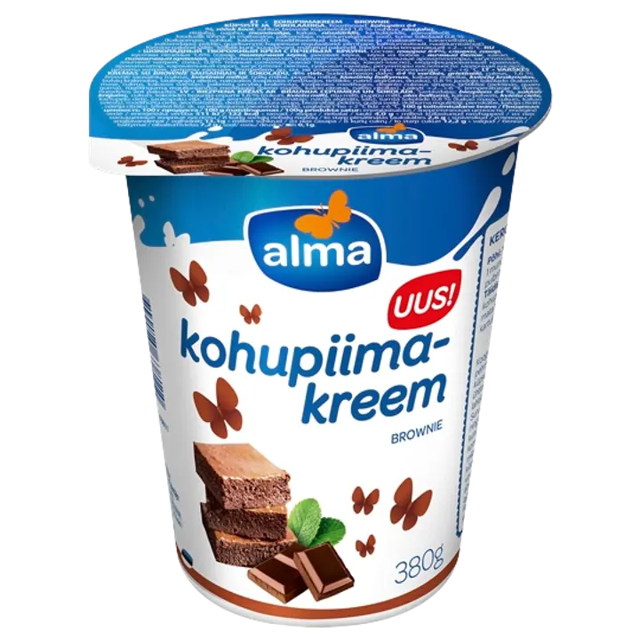Alma Brownie kohupiimakreem, 380 g