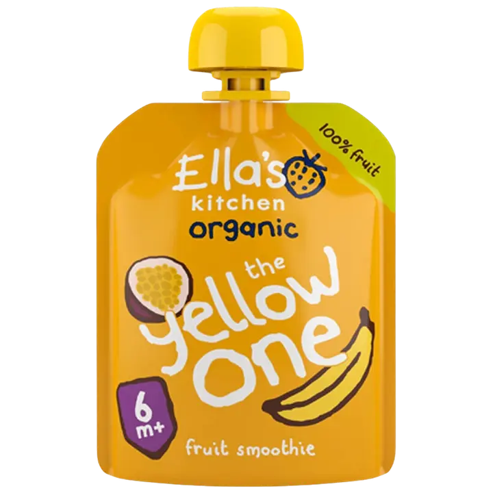 Ella's Kitchen The Yellow One, Keltainen hedelmäsmoothie alkaen 6kk LUOMU 90g