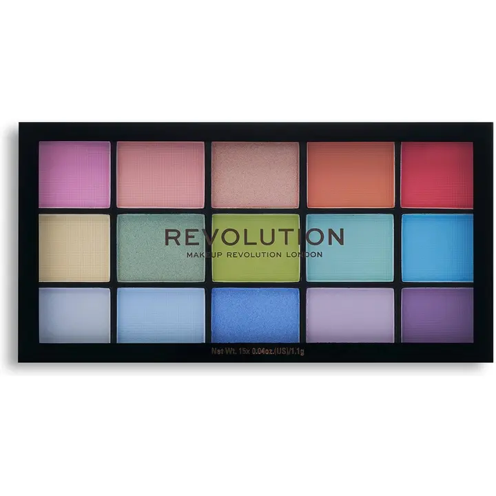 Makeup Revolution Reloaded Sugar Pie Palette luomiväripaletti 15 sävyä