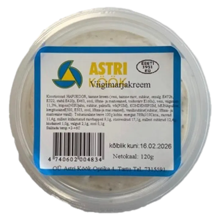 Astri Viigimarjakreem 120g