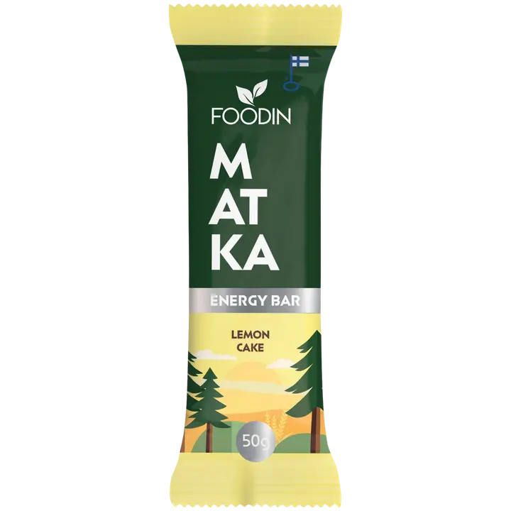 Foodin MATKA Energy Bar, Lemon Cake, 50 g