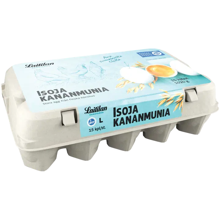 Laitilan Kanatarha Virikekanojen munia L15 1020 g
