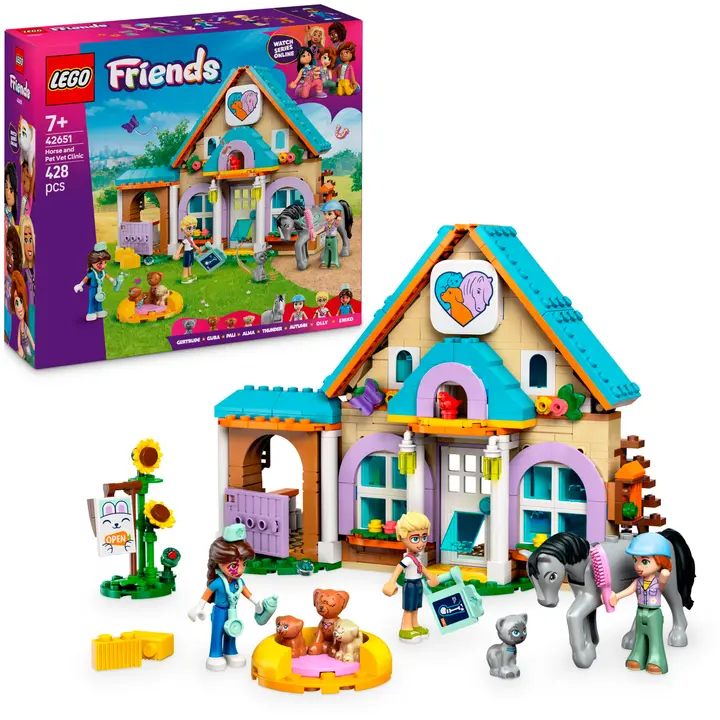 LEGO® Friends 42651 Hevos‑ ja lemmikkisairaala