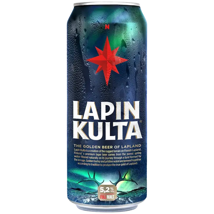 Lapin Kulta õlu 5,2%vol 500ml EI TEL