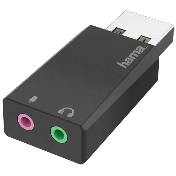 USB-helikaart USB - 2 x 3,5 mm, Stereo