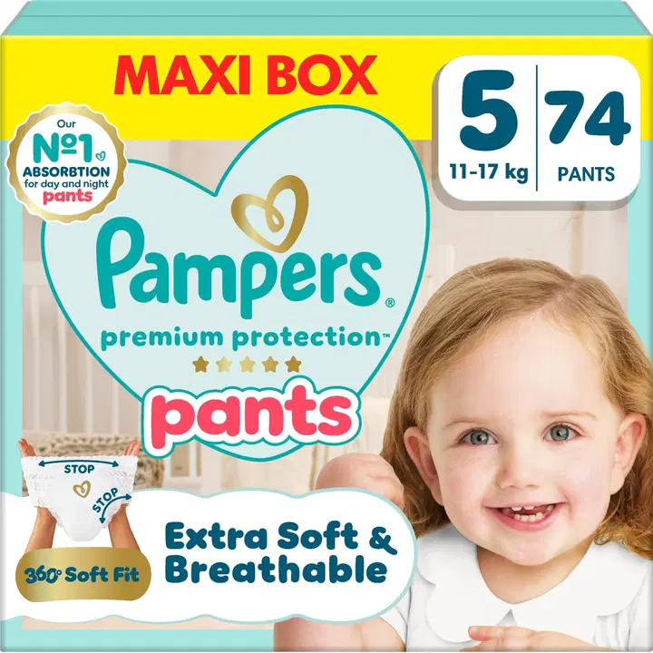Pampers püksmähkmed S5 Maxi, 11-17kg, 74 tk
