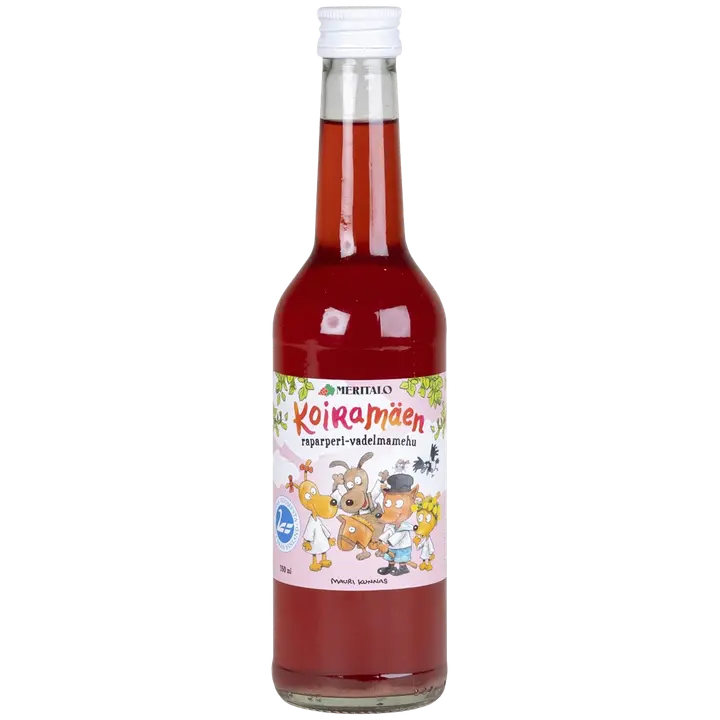 Meritalo Koiramäen Raparperi-vadelmamehu 350ml