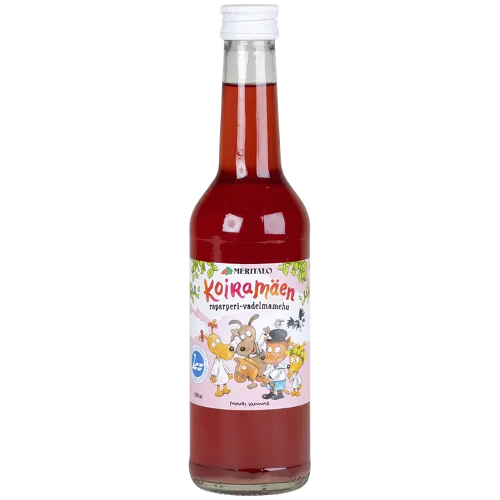 Meritalo Koiramäen Raparperi-vadelmamehu 350ml