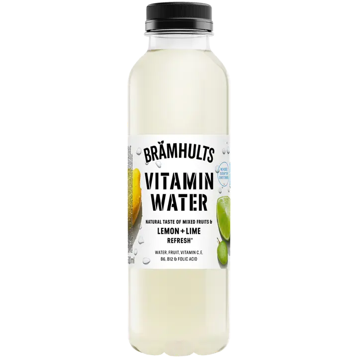 Brämhults Vitamin Water vitaminoitu Rypäle-sitruuna-lime juoma 0,5 L