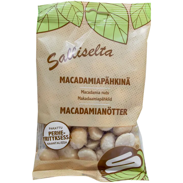 Salliselta Macadamiapähkinä 70g
