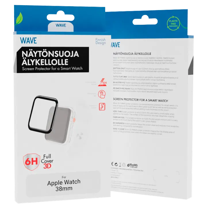 Kaitseklaas Apple Watch 38mm