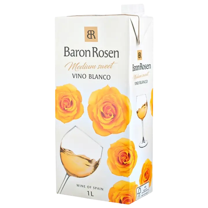Baron Rosen Vino Blanco Medium-Sweet vein 11%vol 1L