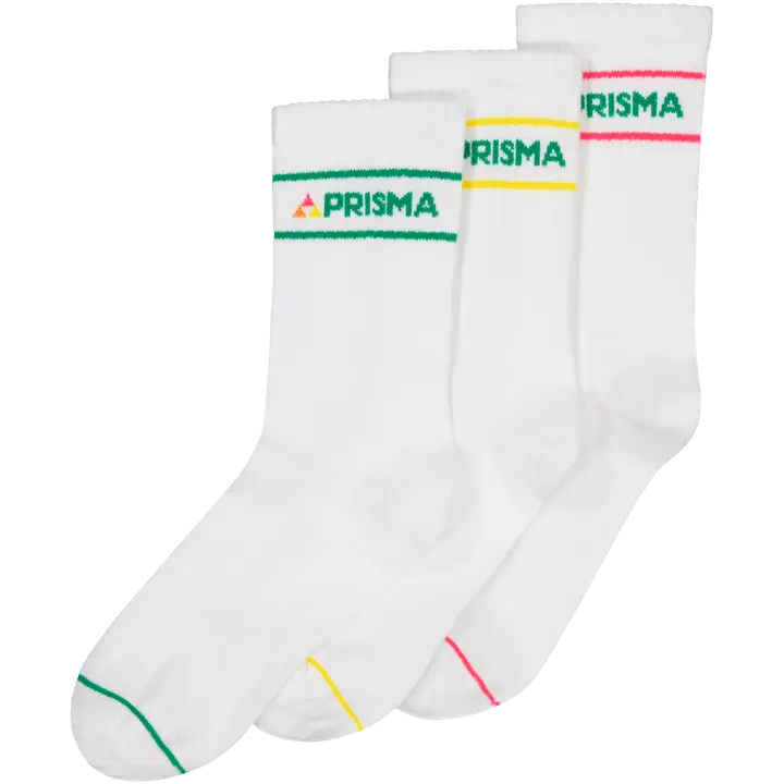 Prisma unisex sportsukat 193P062503 3-pack