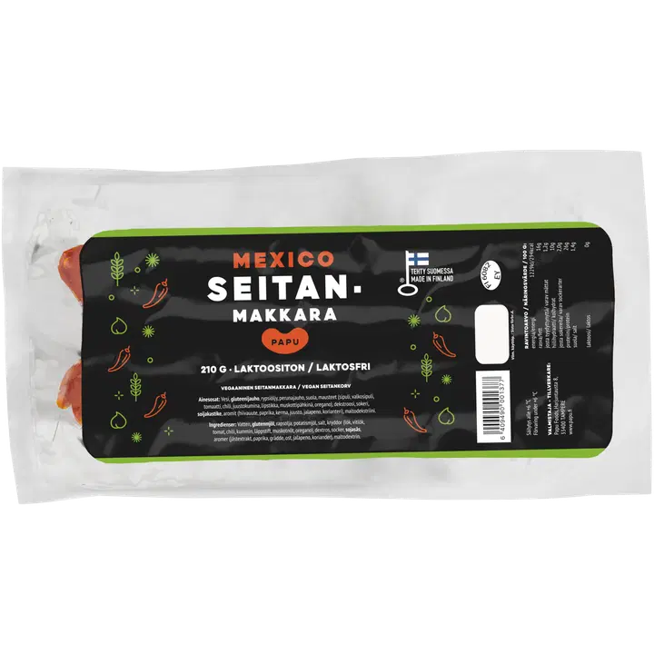 Papu Mexico seitanmakkara 210 g