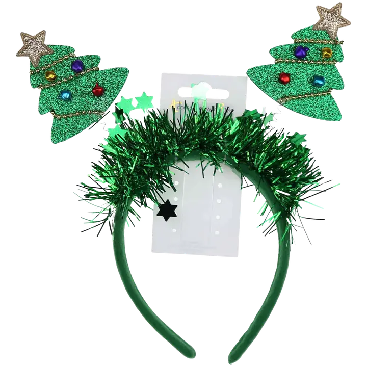 Accessories with style Hiuspanta lametta&kuusi