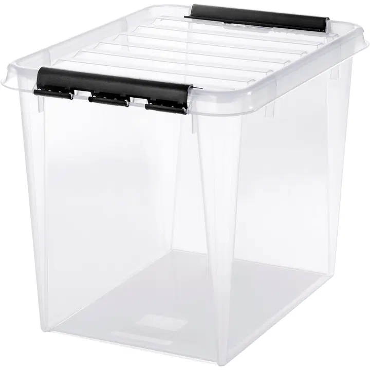SmartStore Classic säilytyslaatikko kannella 52 L kirkas