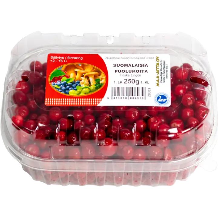 Suomalainen puolukkarasia 500 g