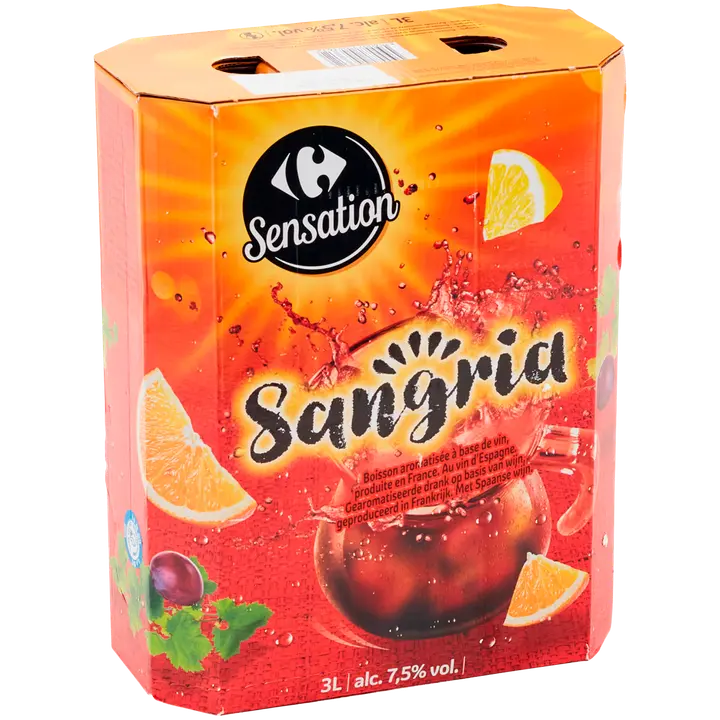 Sensation Sangria 7,5%vol aromatiseeritud veinijook 3 l