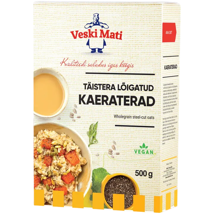 Veski Mati täistera lõigatud kaeraterad 0,5kg