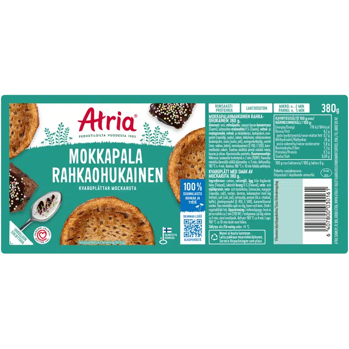 Atria rahkaohukainen mokkapala 380g