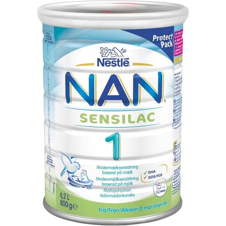 Nestlé Nan 800g Sensilac 1 maitopohjainen äidinmaidonkorvike