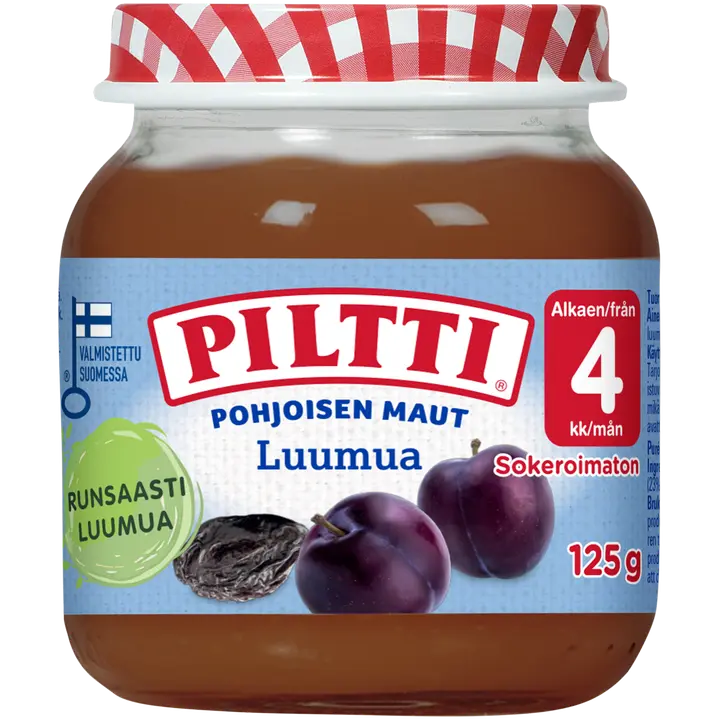 Piltti 125g Pohjoisen maut Luumua 4kk