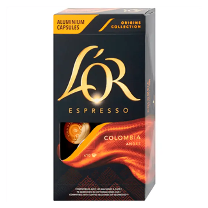 L'OR kohvikapslid Colombia, 10 x 52g