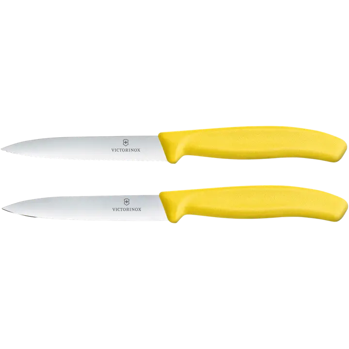 Victorinox pikkuveitsisetti 2 kpl 10 cm keltainen