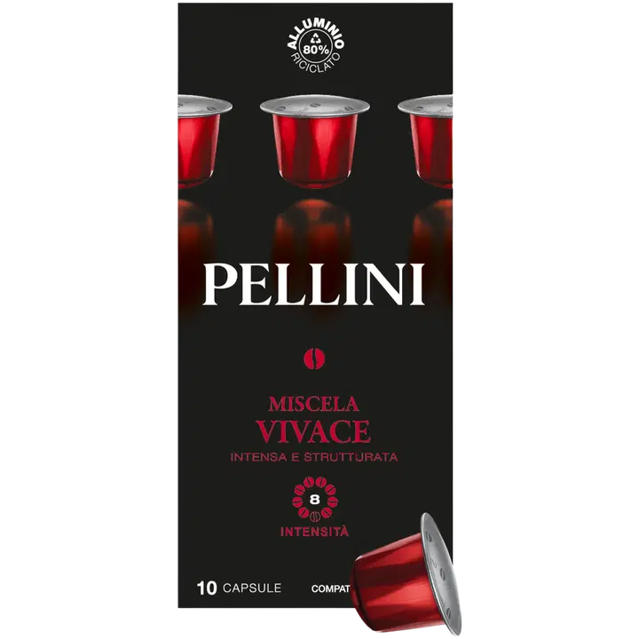 Pellini Vivace kahvikapseli alumiini 55g Nespresso