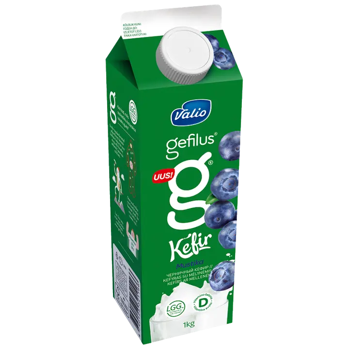 Gefilus keefir 1 kg, mustika
