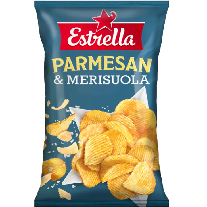 Estrella Kypsytetty juusto & merisuola sipsi 275g